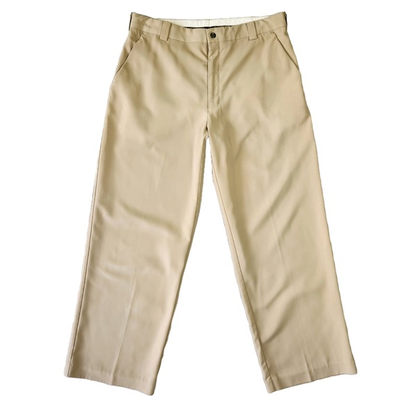 Tiger Woods Golf Pants‎ Mens 32x30 Dri Fit Khaki Outdoors Sports Comfort Casual - Picture 1 of 10